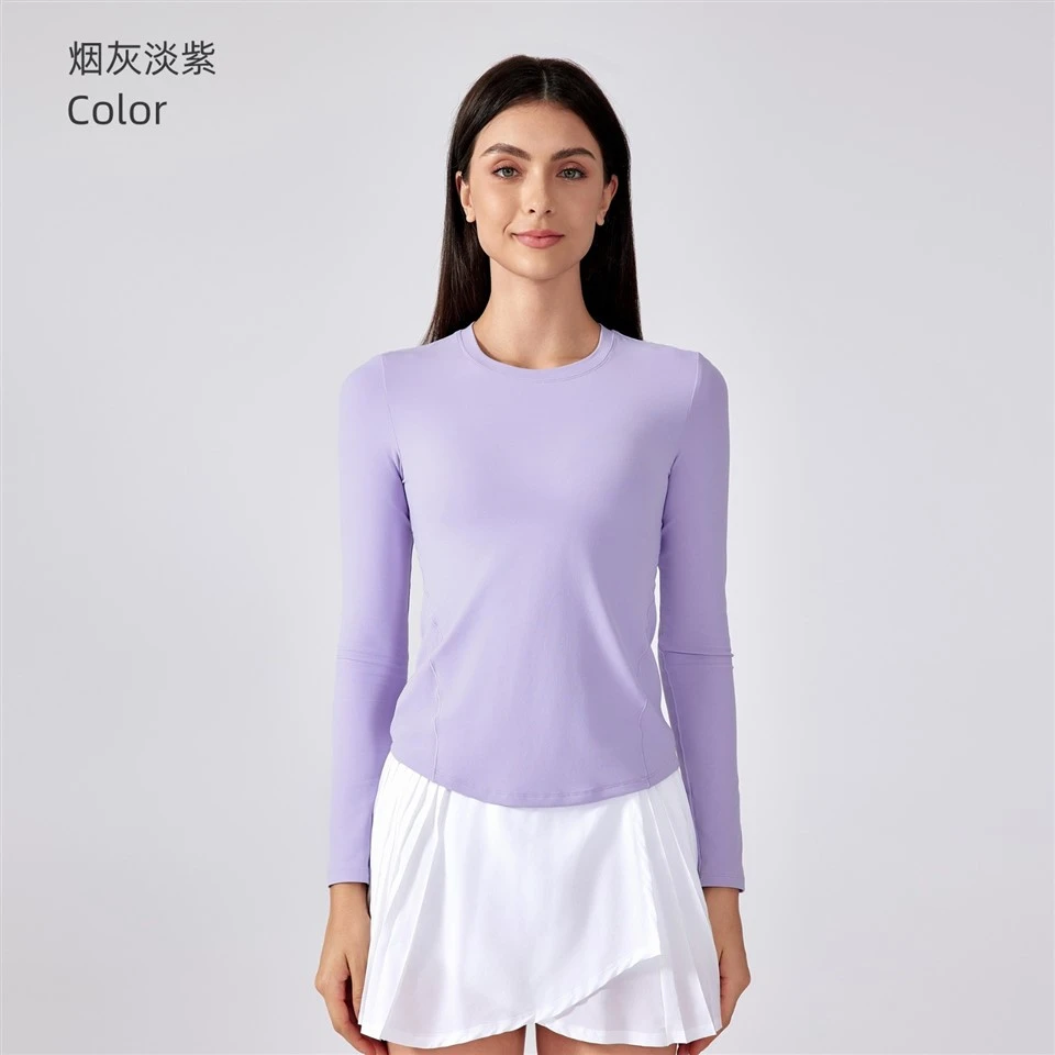 Slim-Fit Sculpting Top Naked-Feel Yoga Shirt Workout Long Sleeve High-Intensity Training Essential